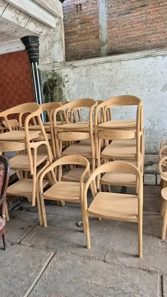Kursi cafe jati kursi makan jati