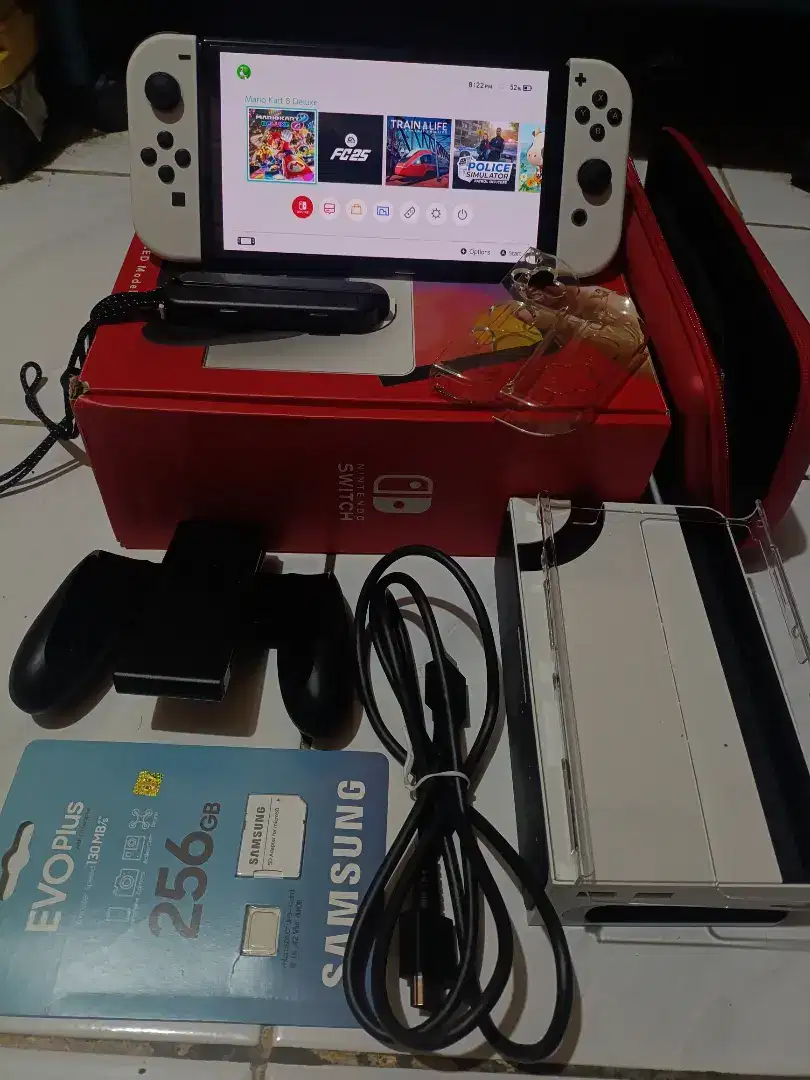 Nintendo Switch Oled c3 3f w3 256gb fullset
