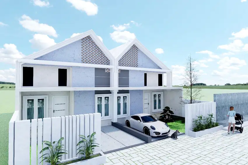 Rumah baru di jatisari kec.jatiasih LT.80m shm garasi mobil