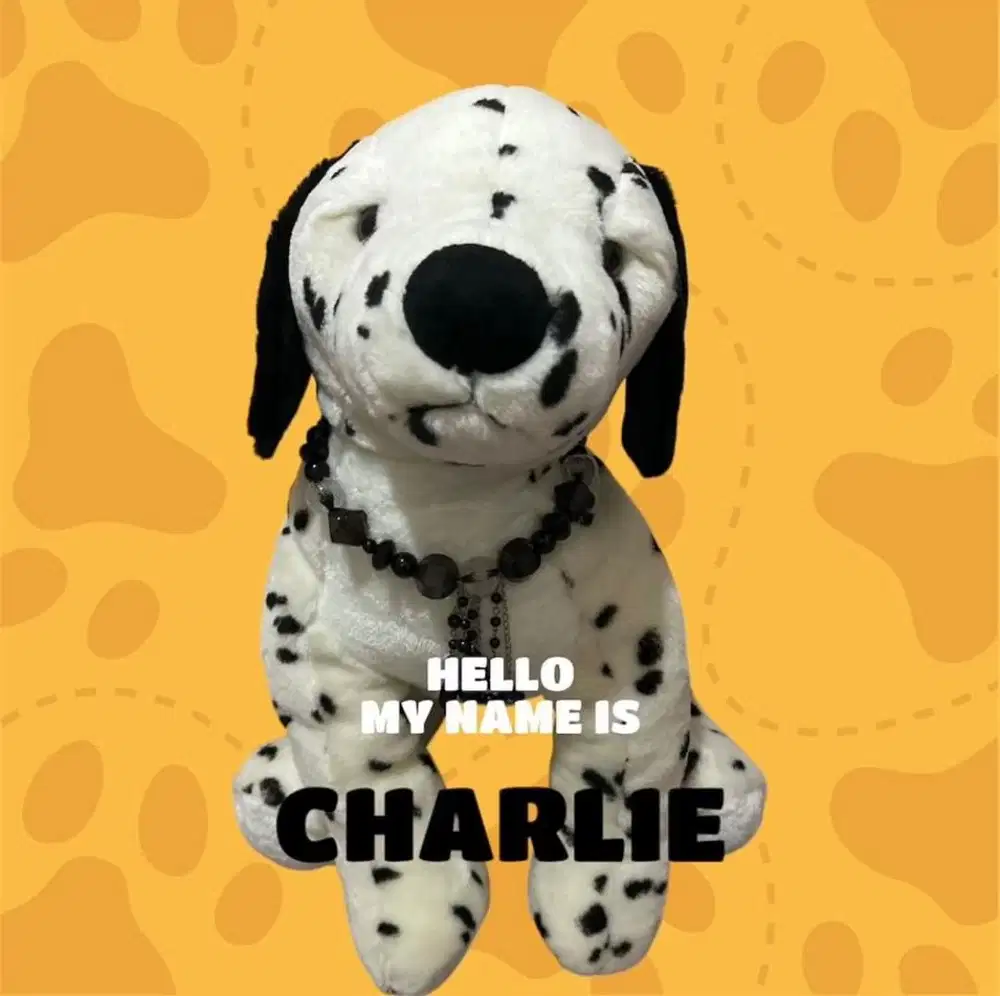 Boneka Soft Dog Dalmantians Bahan Lembut Kwalitas Impor