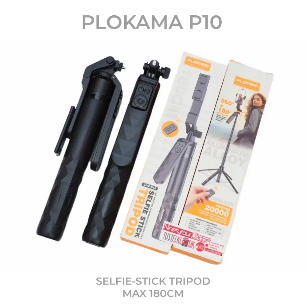 Plokama P10 Selfie-Stick Tripod 180CM
