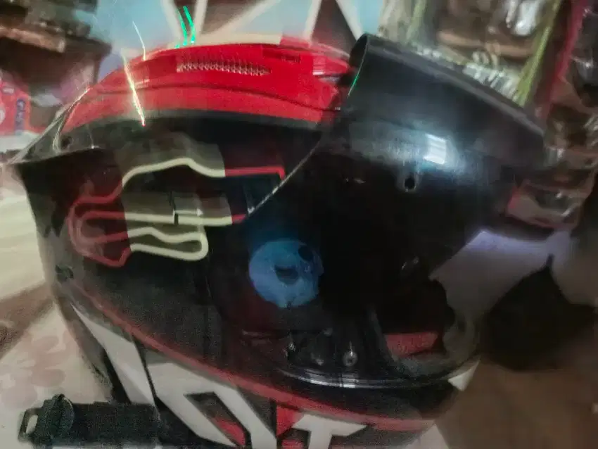 Helm kyt rc7 minus lecet pamakaian