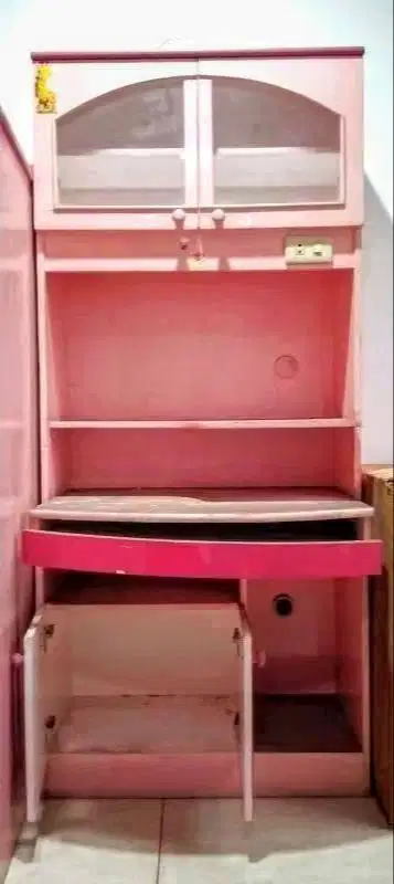 Meja Belajar Kayu 85x190x160 Bekas