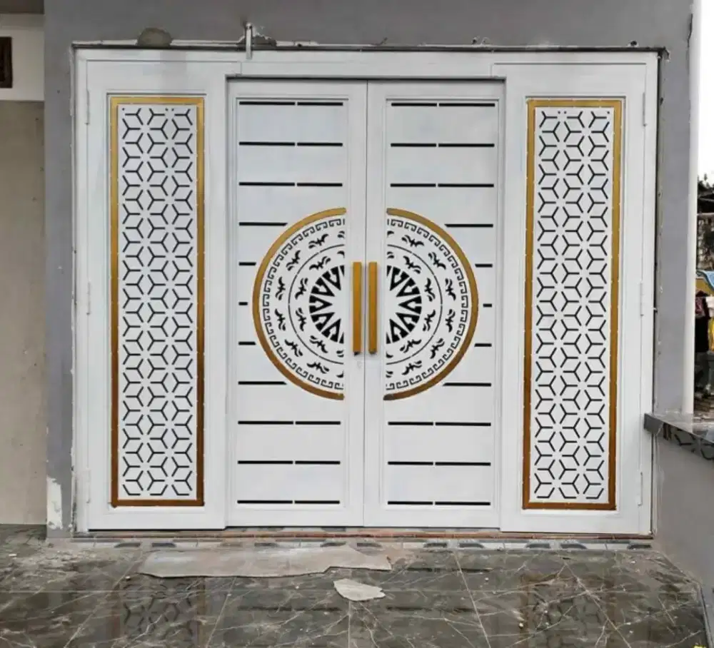 Pintu gerbang sliding swing Thailand