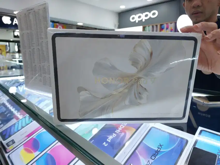New Tablet Honor Pad 9 8/256 garansi resmi free book cover keybiard