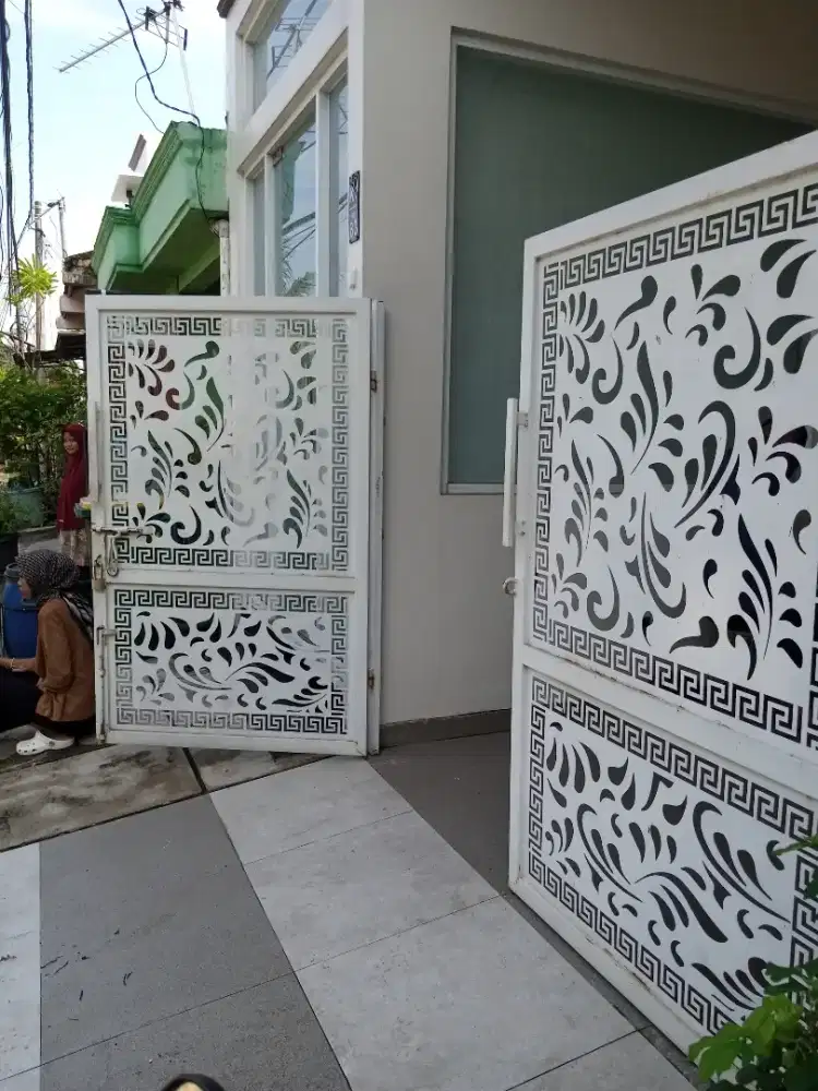 Pagar dorong plat casting laser