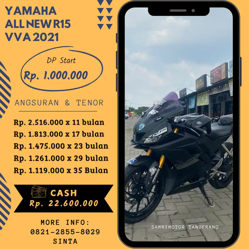 YAMAHA ALL NEW R15 VVA 2021