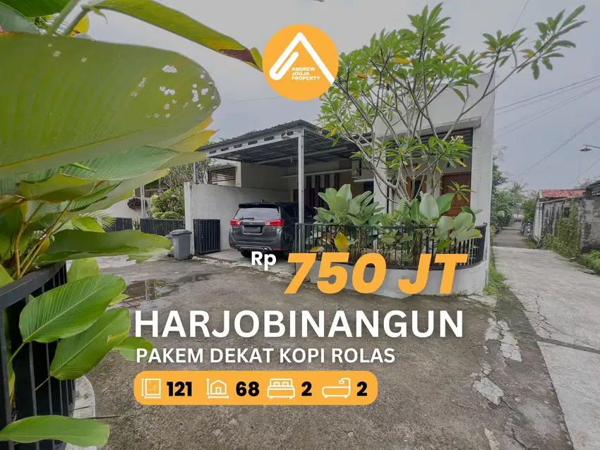 Jual Rumah Siap Huni Pakem Dekat Kopi Rolas
