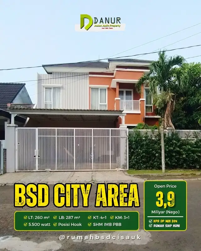 RUMAH HOOK & TUSUK SATE DI BSD CITY – REJEKI MENGALIR DERAS!