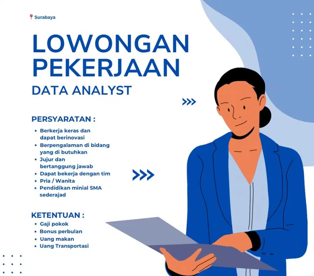 Loker kantoran Surabaya Pusat
