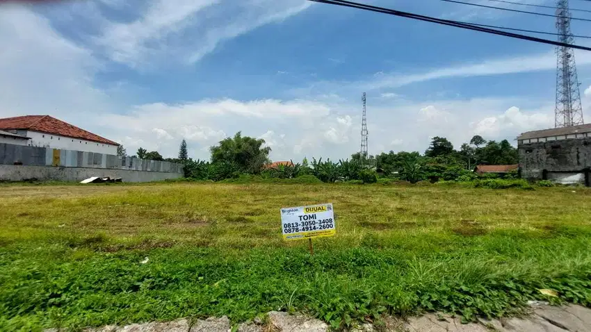 Cocok untuk Gudang & Usaha Tanah Dijual Raya Brangkal Bypass Mojokerto