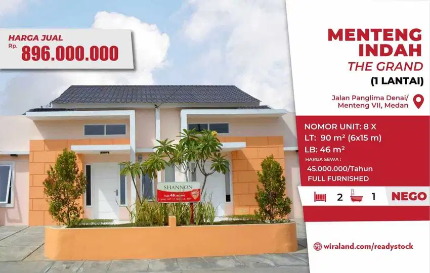 Sewa Rumah Minimalis dengan Akses Mudah ke Pusat Kota & Full Furnished