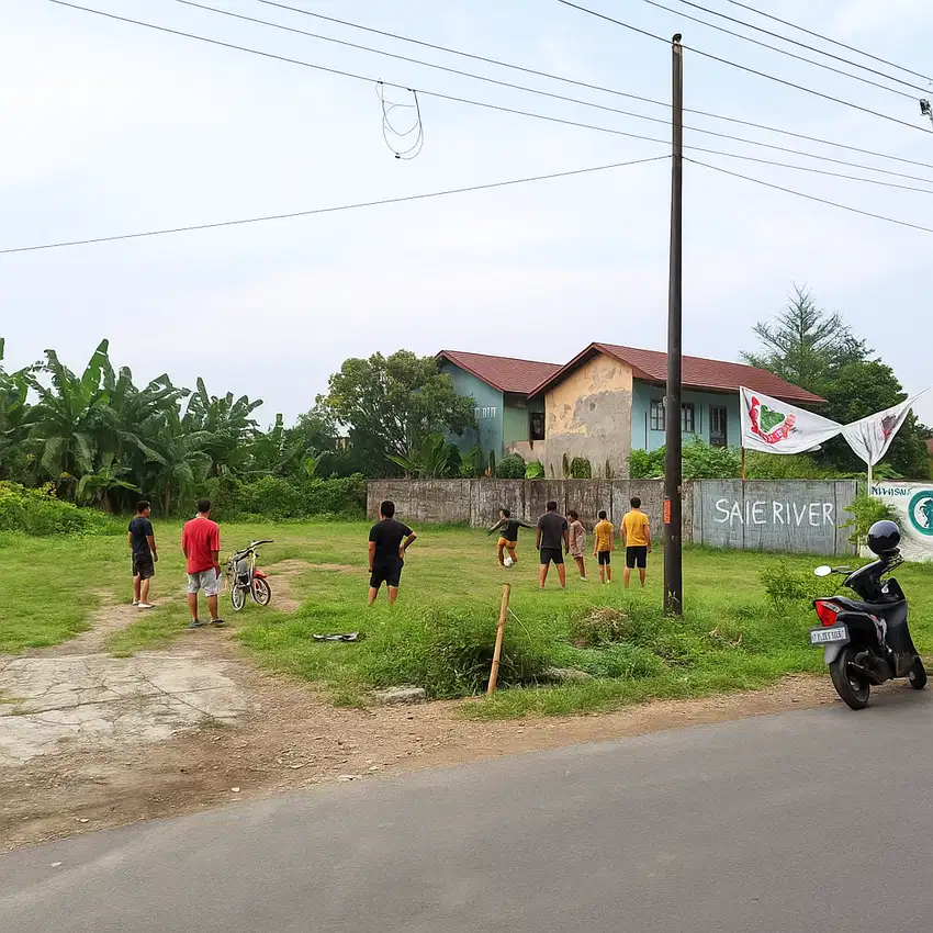 Tanah Di Kedamaian Cocok Gudang & Kantor
