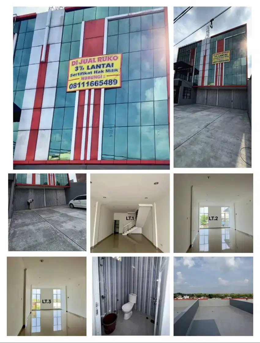 RUKO 3 LANTAI JUAL CEPAT (ROOFTOP)