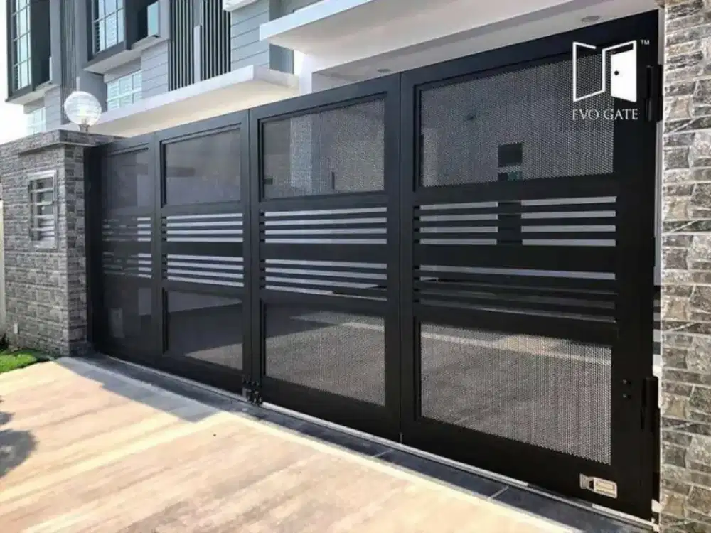 Bengkel las Lampung tralis kanopi pintu pagar gerbang