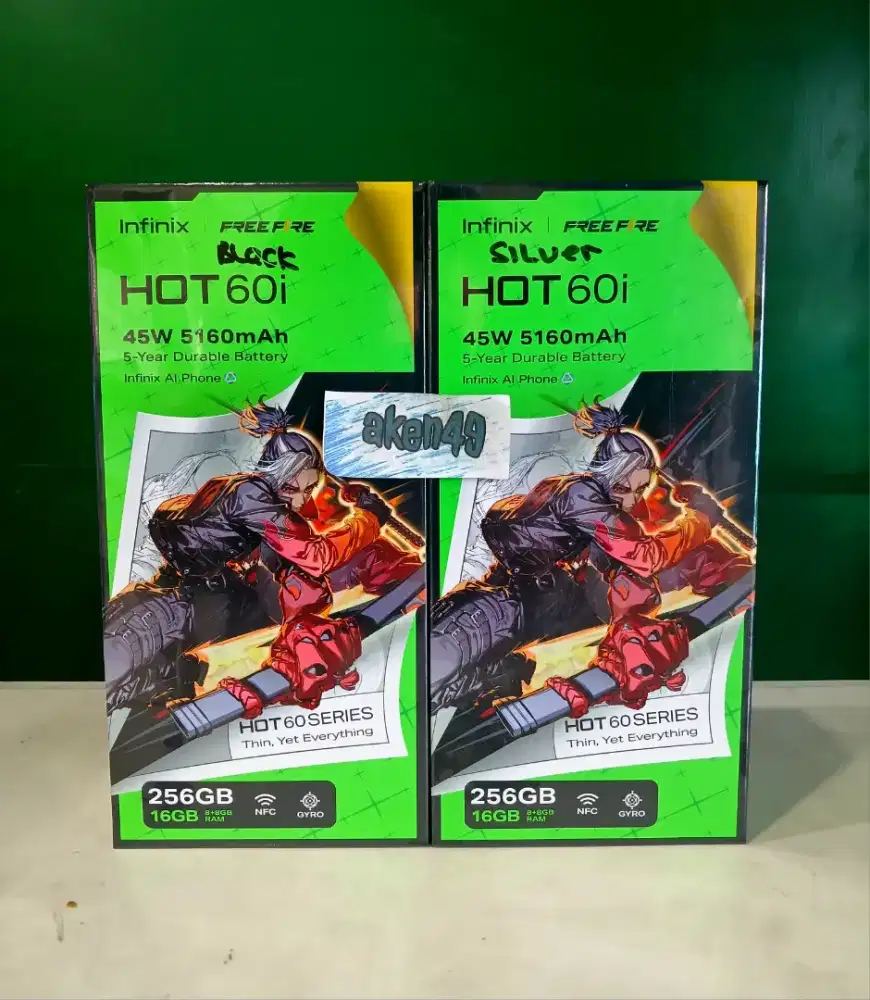 Infinix Hot 60i Helio G81 8Gb 256Gb Battery 5160mAh 45W