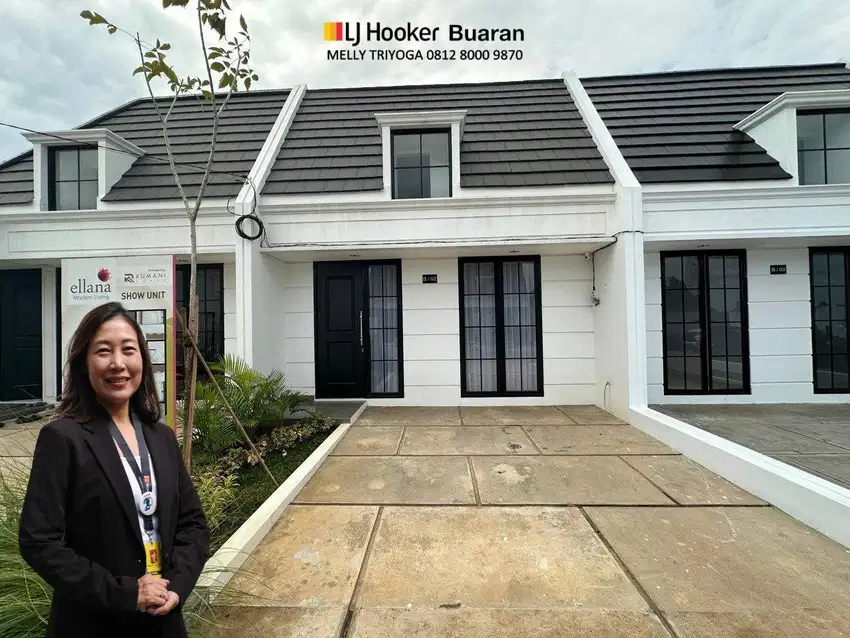 Rumah Cluster Ellana Tanpa Dp dan Free Ppn, Free Biaya