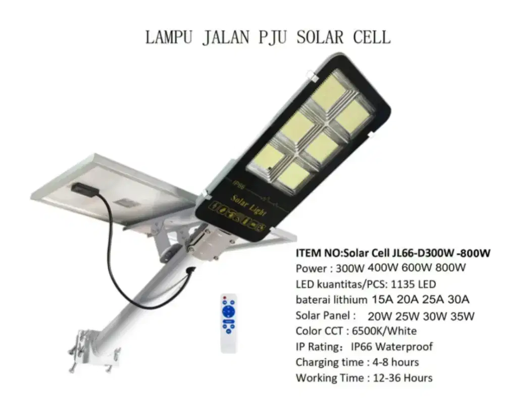 Lampu PJU 2in1 Tenaga Surya 400 murah