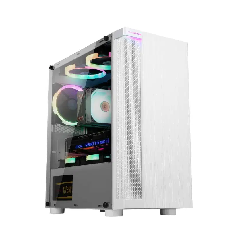 New - Casing PC Gaming Abkoncore Chronos C450M WHITE