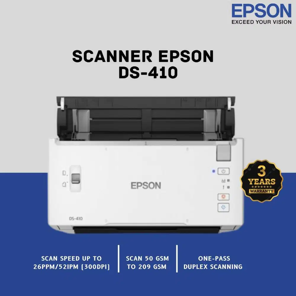 Scanner Epson DS-410 Epson DS410 Scan upto A3