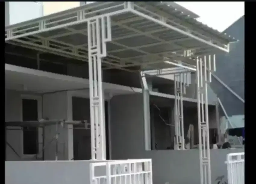Kanopi pagar teralis tangga balkon minimalis (bisa pesan tanpa DP)