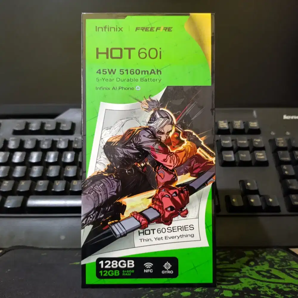 Infinix Hot 60i Ram 6/128 GB Segel Garansi Resmi