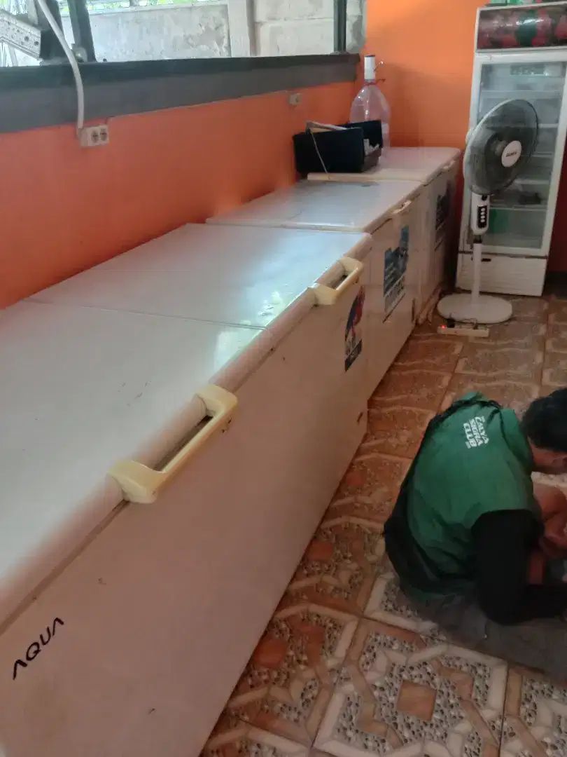 Jual Bu freezer bekas durian