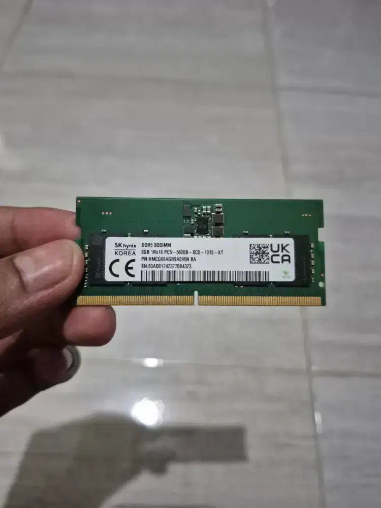 Ram 8GB DDR 5 pc 5600