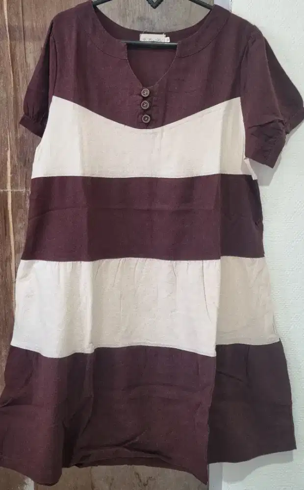 3 model Dress LINEN IMPORT CHINA 95% mulus