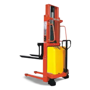 Hand Stacker Semi Elektrik Kap. 1 Ton Dan Tinggi Angkat Garpu 1,6 M