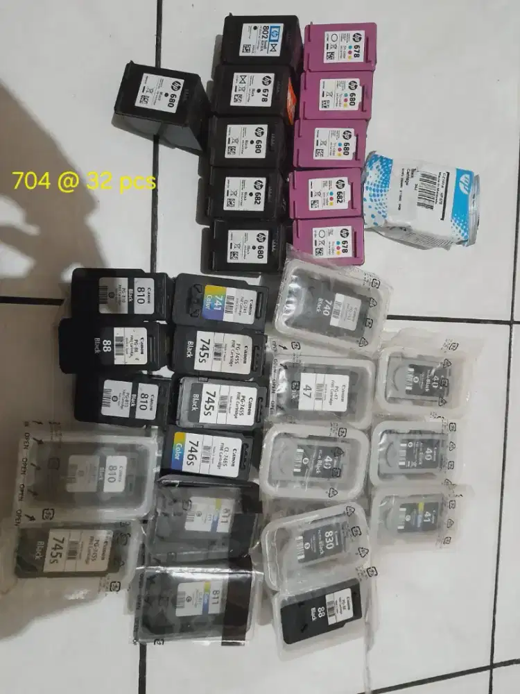 Jual Beli Cartridge Tinta Baru Bekas Original