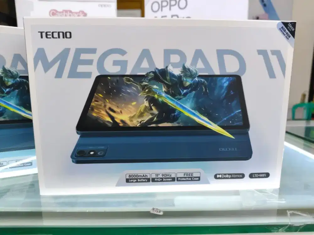 Tablet Tecno Megapad 11 8GB/128GB,Baru,Segel Resmi,Garansi Resmi,Ori