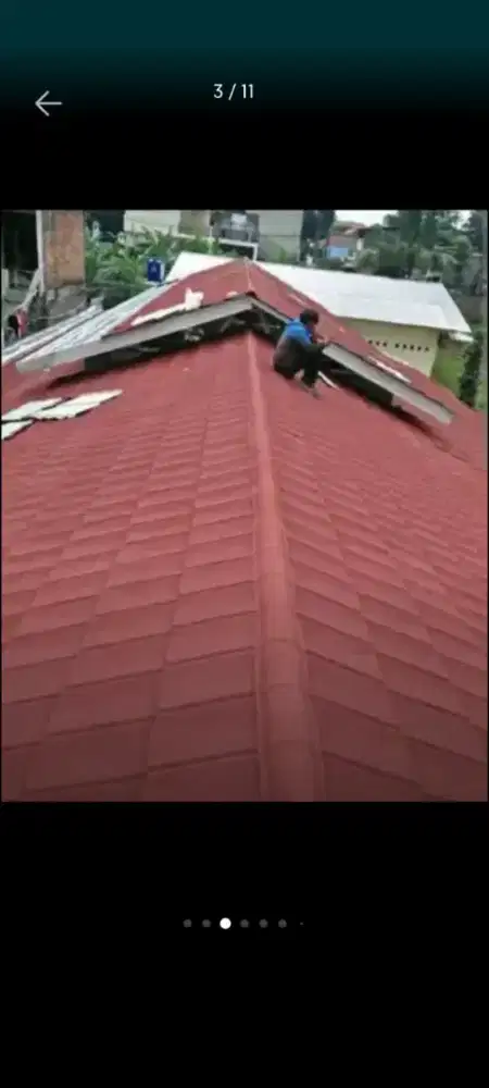 Atap baja ringan kanopi baja ringan harga ekonomis