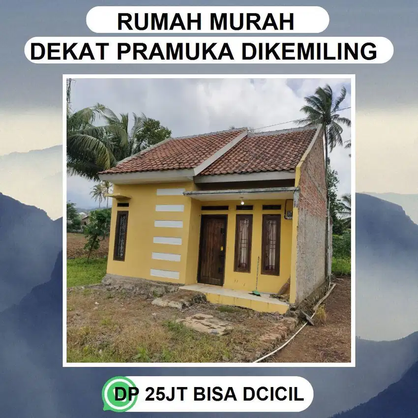 RUMAH KEMILING TERMURAH LOKASI NYAMAN DAN ASRI