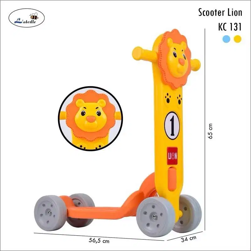 SCOOTER LION RODA 4 , SCOOTER RODA 3