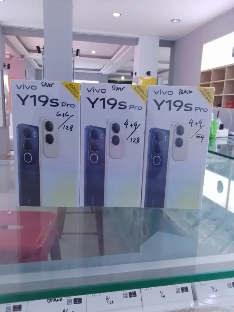 Vivo Y19sPRO Ram 12/128 baterai 6000mAh garansi resmi