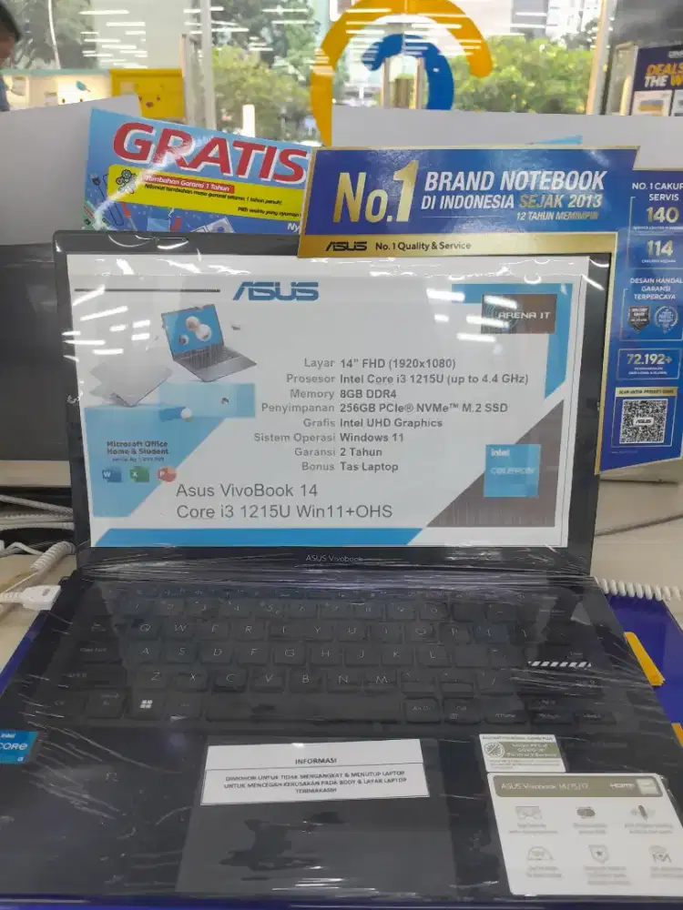 JUAL LAPTOP ASUS A1404ZA-IPS321 / ACER / HP / LENOVO / ADVAN