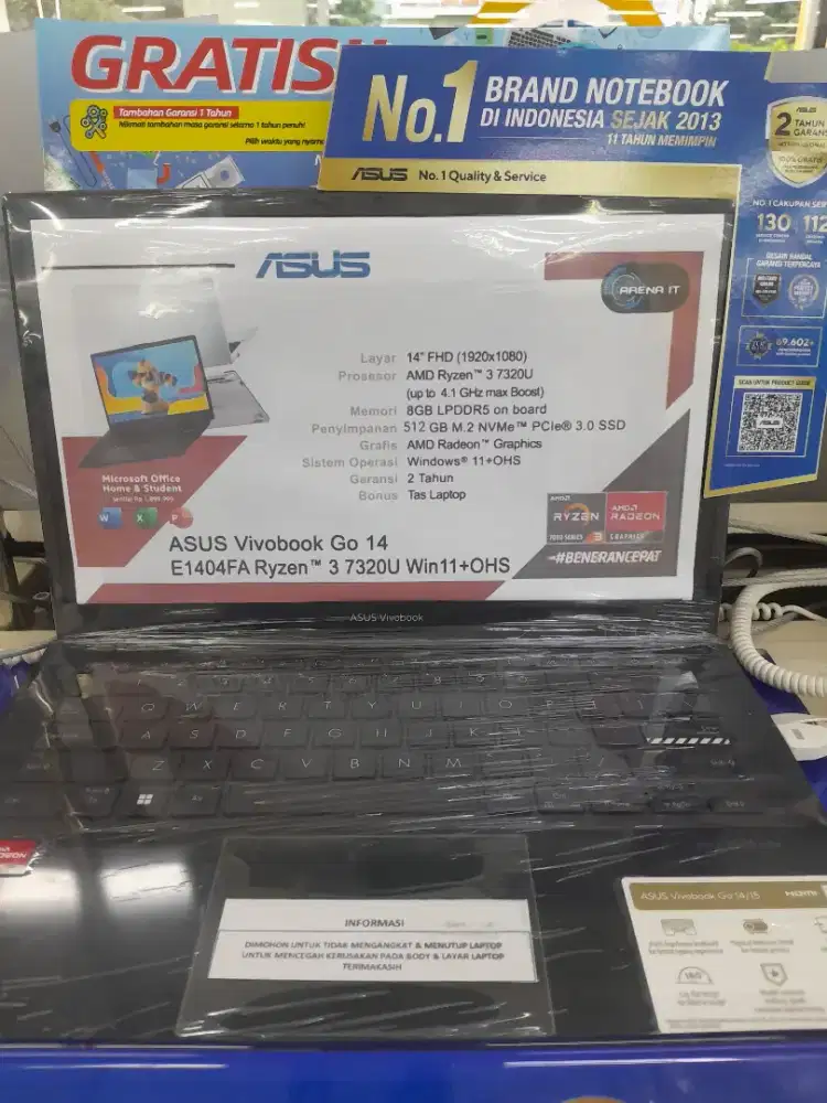 JUAL LAPTOP ASUS E1404FA-FHD351 / ACER / HP / LENOVO / ADVAN