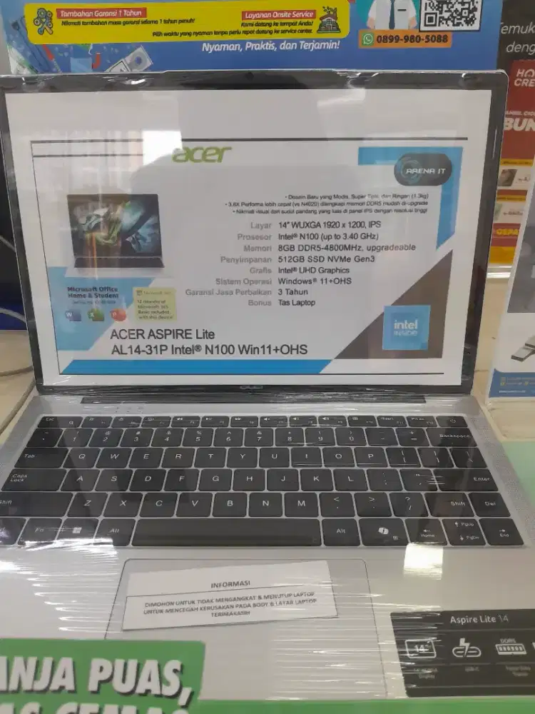 JUAL ACER AL14-31P-C6DD / ASUS / HP / LENOVO / ADVAN