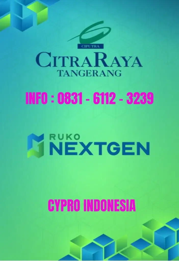 RUKO KOMERSIL MODERN NEXTGEN CITRA RAYA PANONGAN TANGERANG