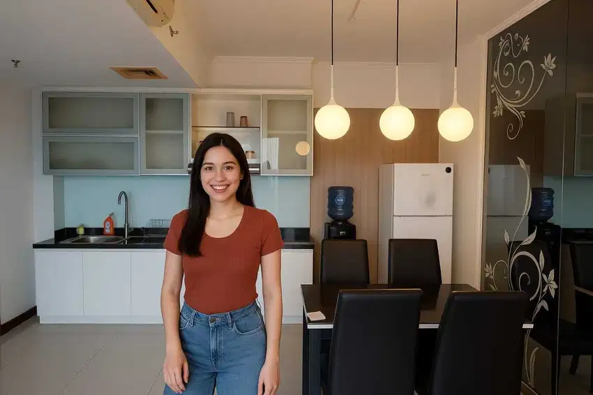 Apartemen Water Place, 2 Kamar Dijadikan 1