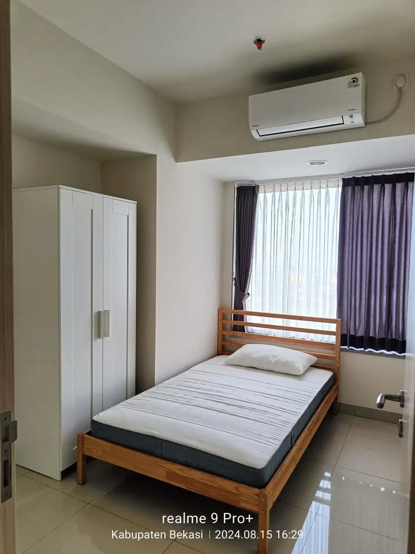 Apartemen 2BR Furnished Letak Strategis Lippo Cikarang, Hanya100Jt/Thn