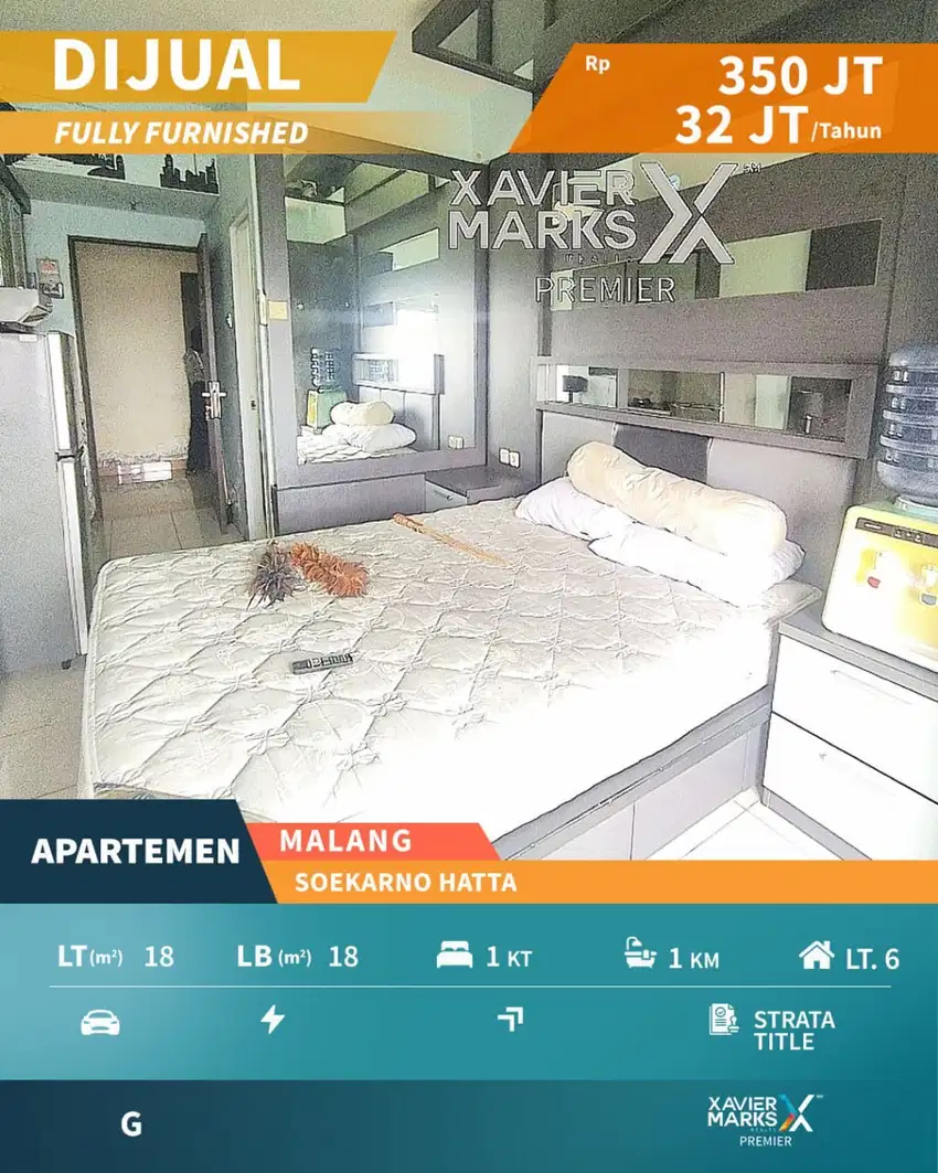 e018 Apartement Murah Siap Huni , Kota Malang