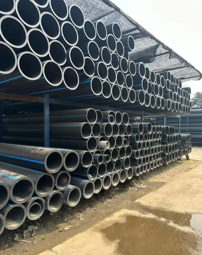 Pipa HDPE batangan 4 inch
