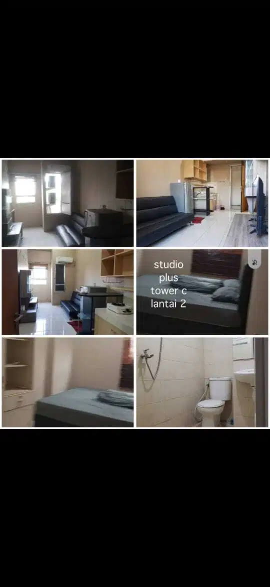 Disewakan Apartemen Puncak Permai Type Studio Plus
