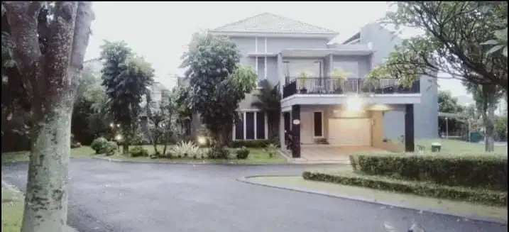 dijual rumah mewah murah hook komplek elit bsd tangsel