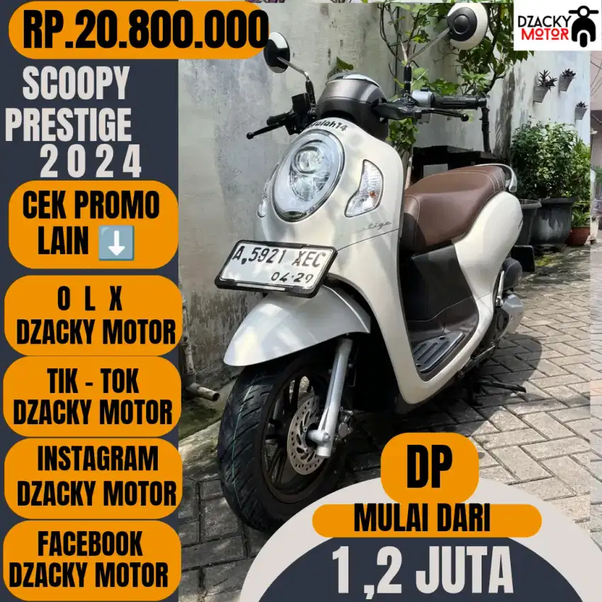 SCOOPY PRESTIGE 2024 SECOND LIKE NEW