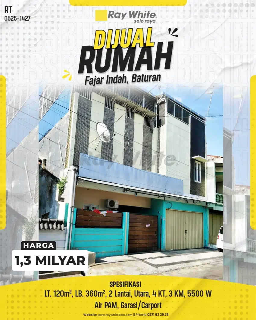 Dijual Rumah 2 Lantai Bagus Siap Huni Di Fajar Indah Dekat Manahan
