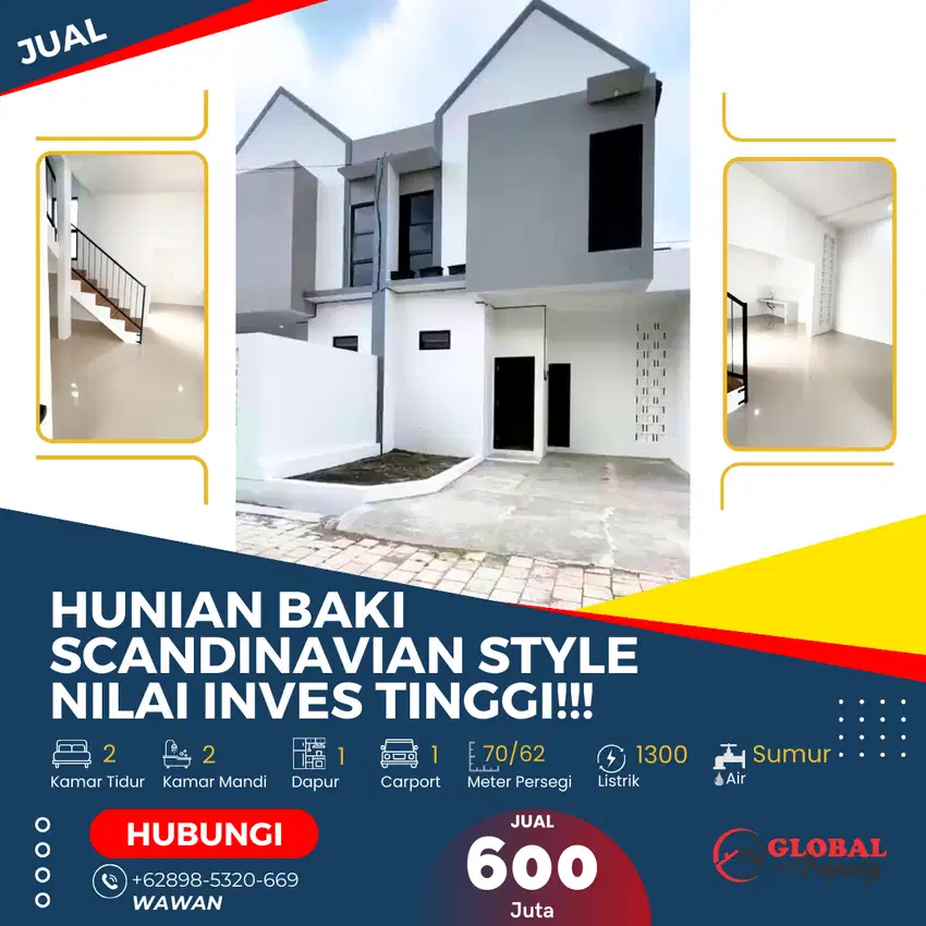 Hunian Baki Scandinavian Style