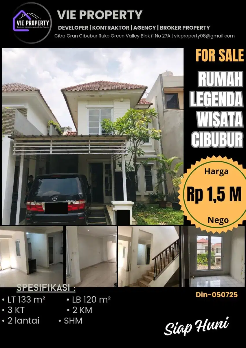 SIAP HUNI RUMAH DI LEGENDA WISATA CIBUBUR